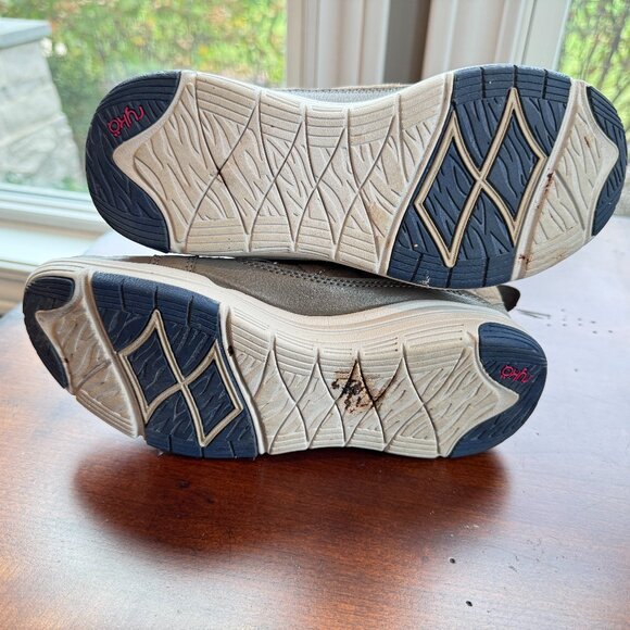 Ryka Aurora Beige Quilted Lace Up Boots - Picture 12 of 13